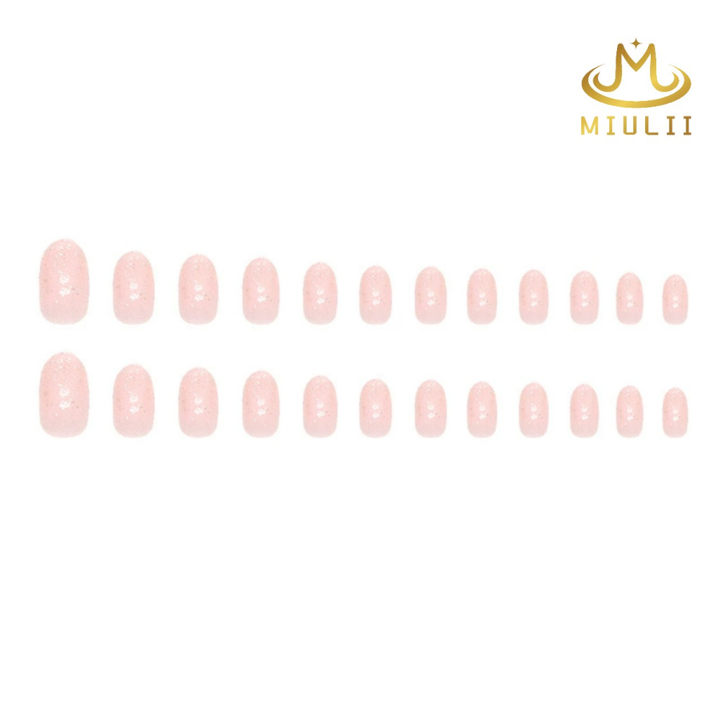 MIULII / KUKU PALSU A0744  / 24PCS / 3D / NAIL ART / PREMIUM / CUTE / FREE LEM JELLY / KUTEK