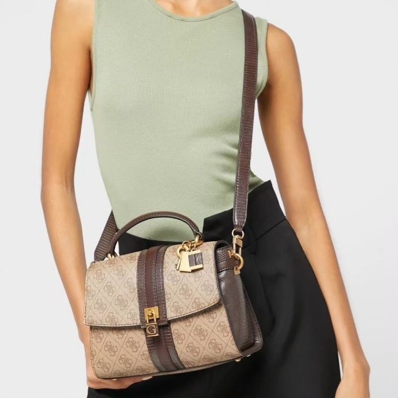 GUESSS Ginevra Top Handle Crossbody Bag