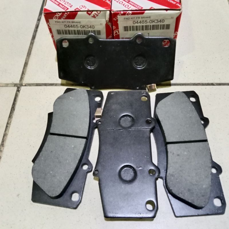 Kampas Rem Depan/Brake Pad Toyota Hilux Vigo Double Cabin Tahun 2012 Ke Atas