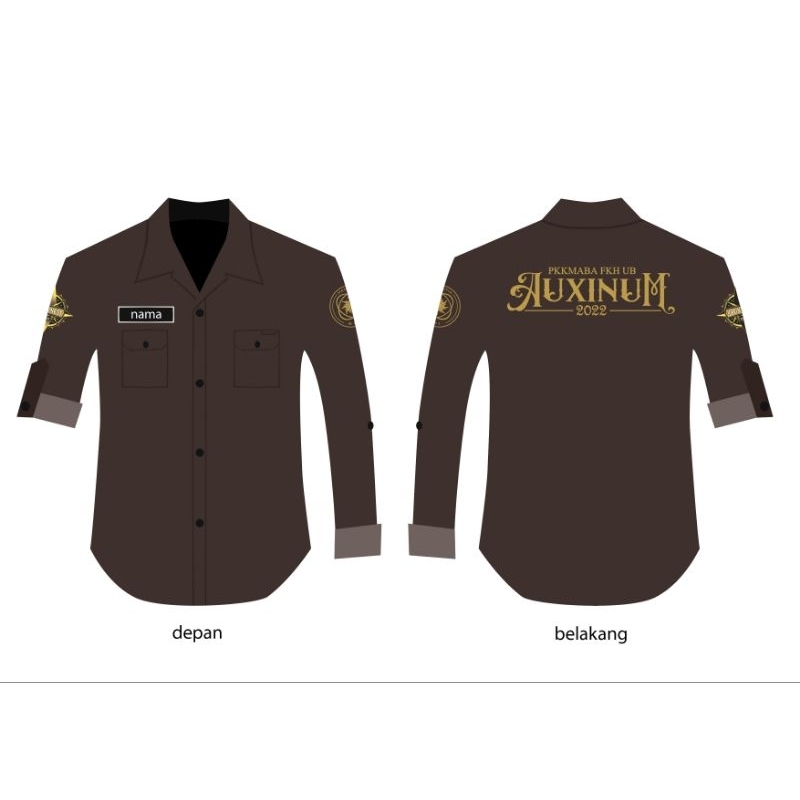 kemeja PDH/PDL CUSTOM satuan lengan panjang