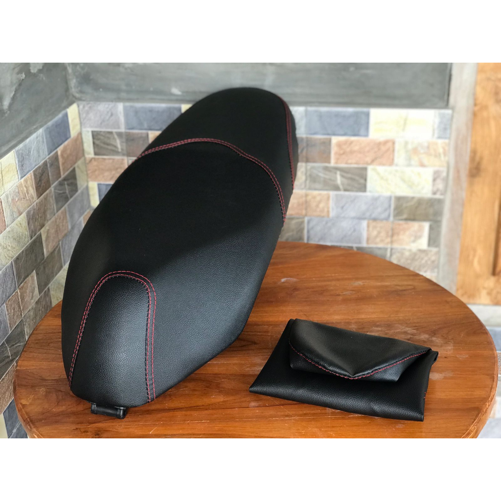 kulit kain jok scoopy fi-sarung kulit scoopy-cover kulit jok scoopy fi