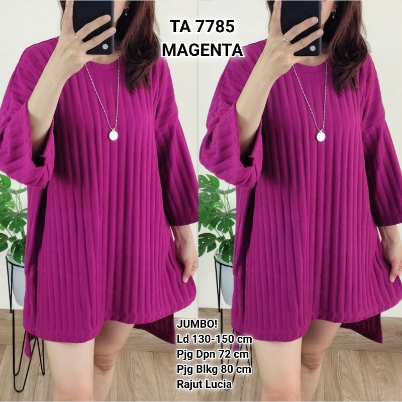TA 7785# Blouse Jumbo Rajut Lucia TA 7256# Blouse Jumbo Rajut Hanover