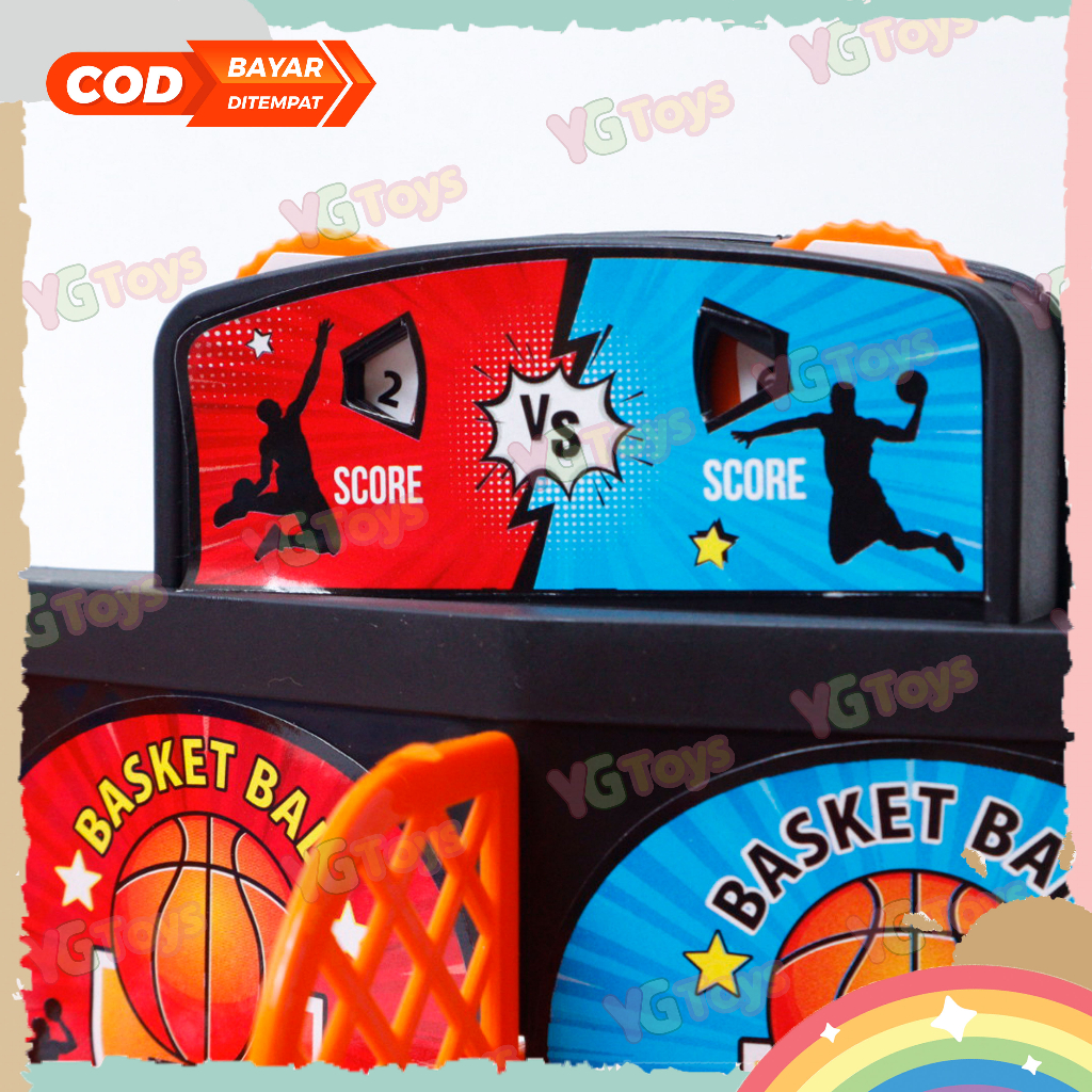 YGtoys Mainan Basket Ball Shooting Board Game Basketball Crazy Shooting Game