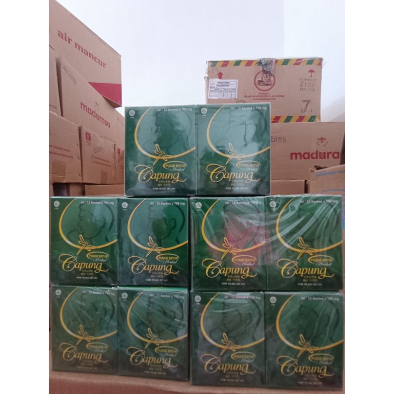 

Puder Batuk Herbal Cap Capung Isi 12 Sachet