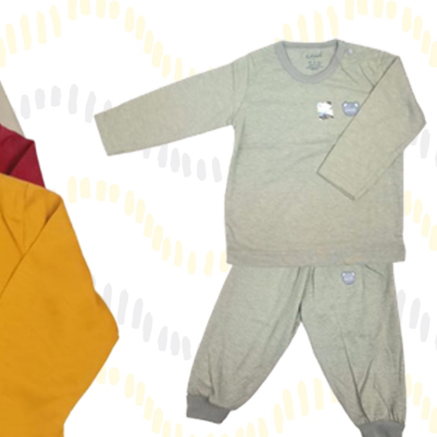 Calmet Piyama | Setelan Baju Tidur Anak Bayi Cewek Cowok | Set Piama