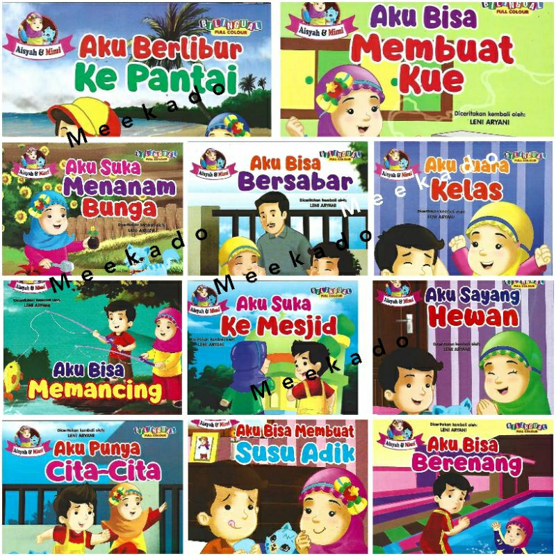 

Buku Cerita Anak Bergambar Aisyah dan Mimi