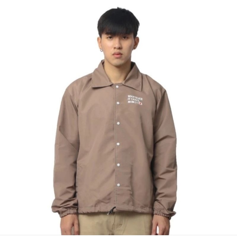 COACH JACKET JAPAN BROWN BY HEYHO