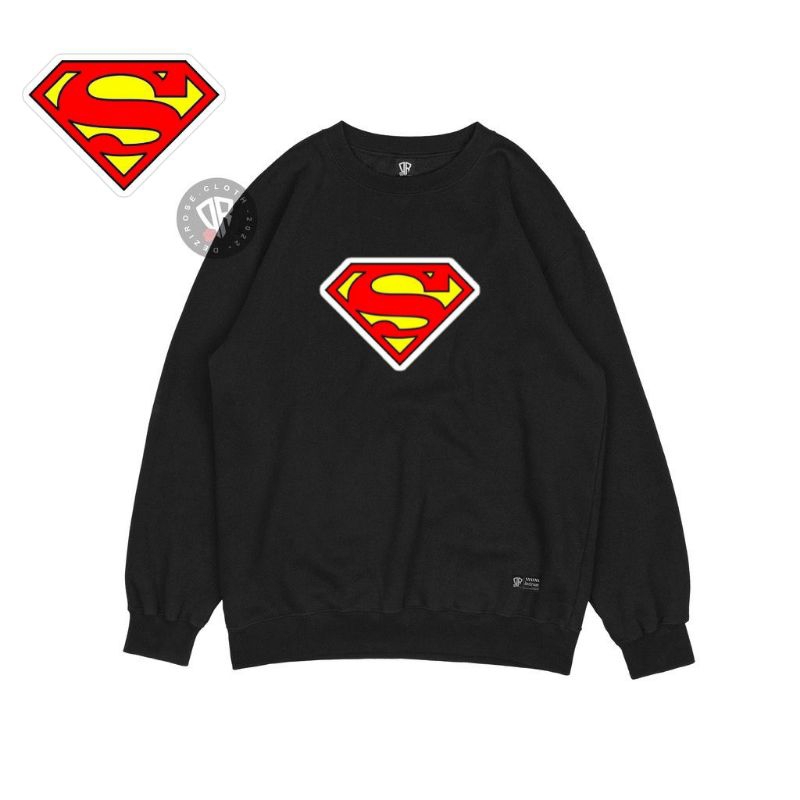 CREWNECK SWEATER PRIA WANITA BAHAAN FLEECE TIPIS
