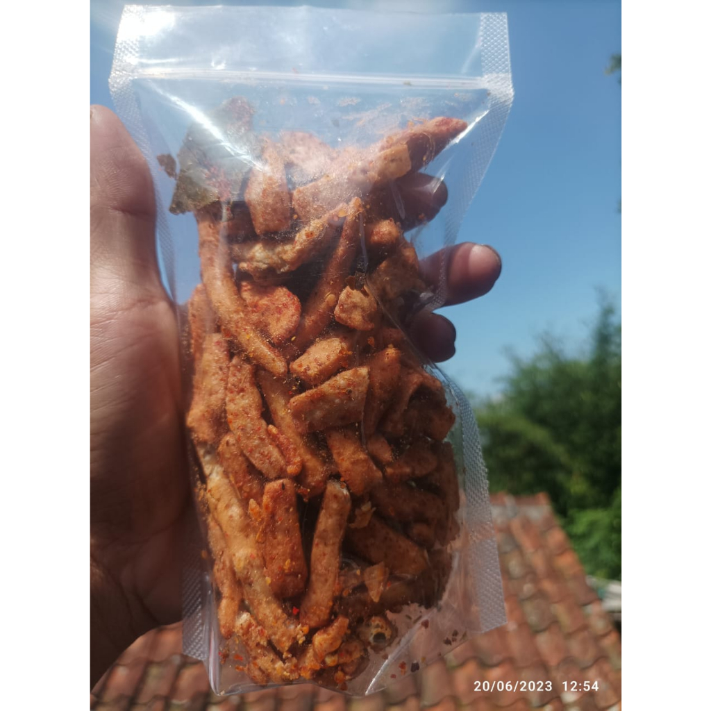 

Basreng pedas daun jeruk kemasan 100gr cemilan murah kriuk