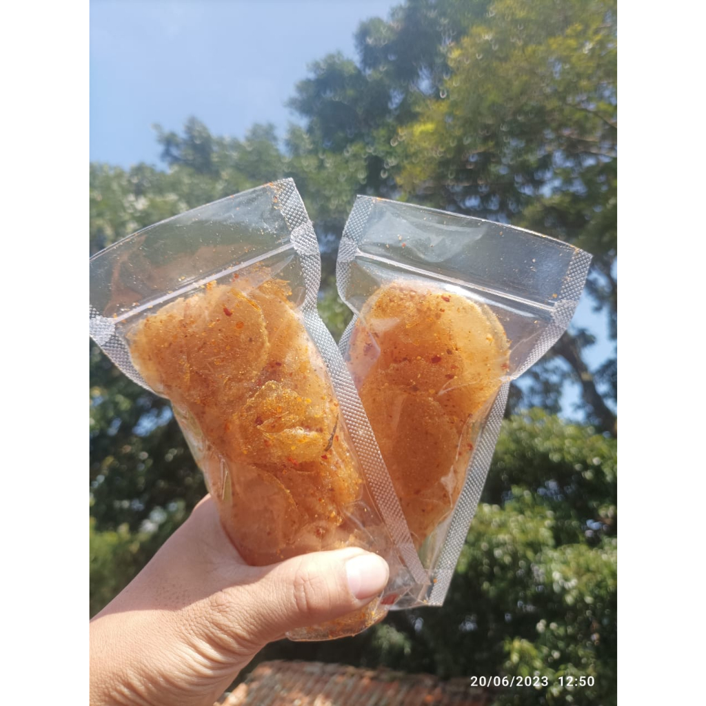 

Keripik kaca beling pedas daun jeruk kemasan 50gr cemilan murah