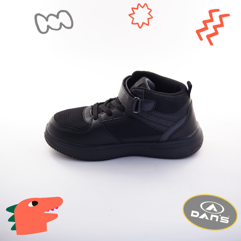 Dans Jodan Sepatu Sneakers Anak Laki-Laki - All Black