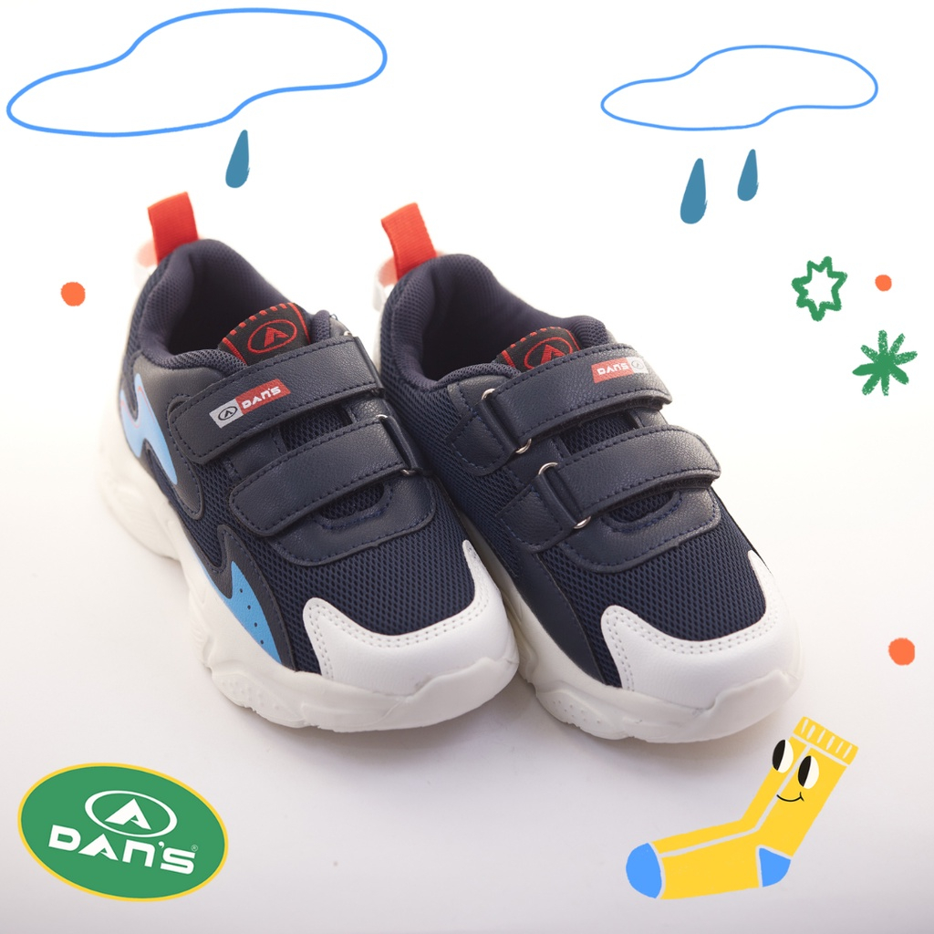 Dans Yustin Sepatu Sneakers Anak Laki-Laki - Navy