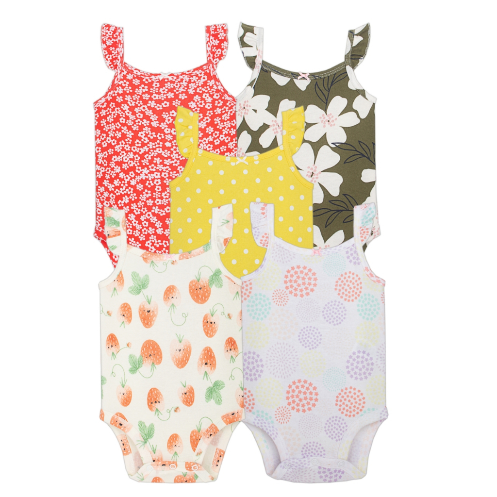 Jumpsuit Bayi Lucu / Jumper 5 in 1 Bayi / Set Jumper Bayi / Set Pakaian Bayi Baru Lahir / Jumpsuit Newborn