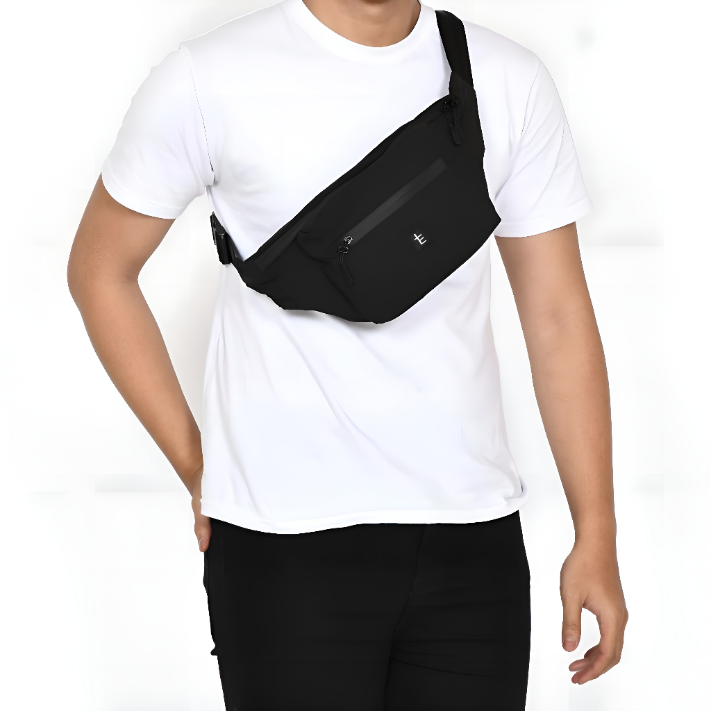 Tas Selempang Pria Wanita Anti Air Waist Bag Terbaru (MERKURIUS)