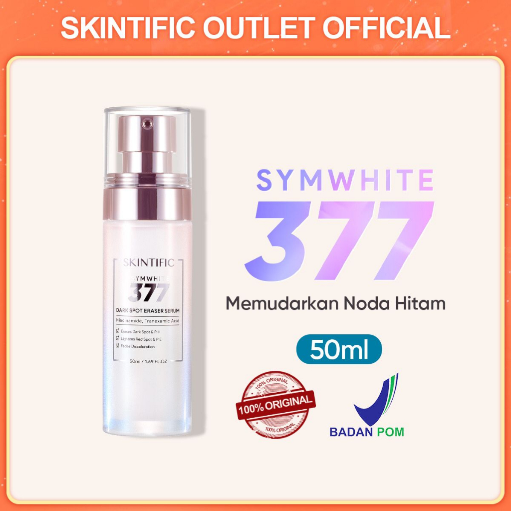 SKINTIFIC Symwhite 377 Dark Spot Serum 50ml Brightening Serum Mencerahkan Kulit