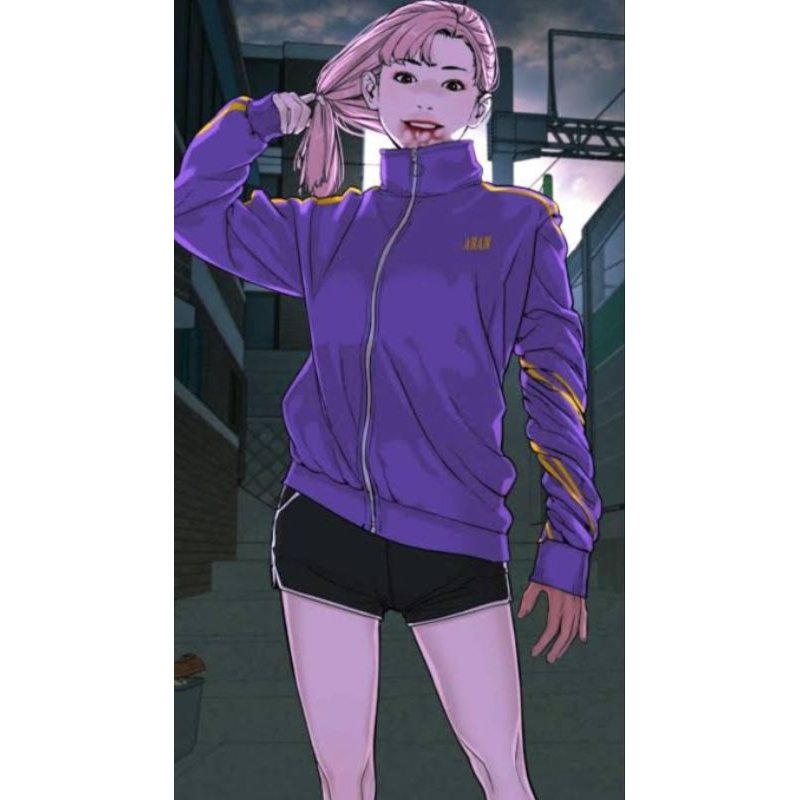 JAKET TREACKTOP NERDY STIP TF SABLON