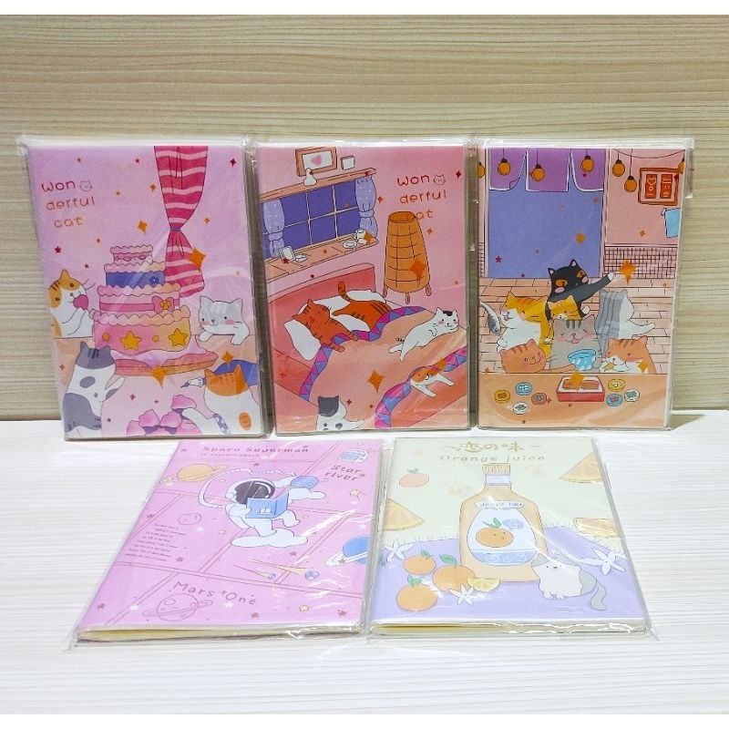 

Notebook fancy a5 garis lucu