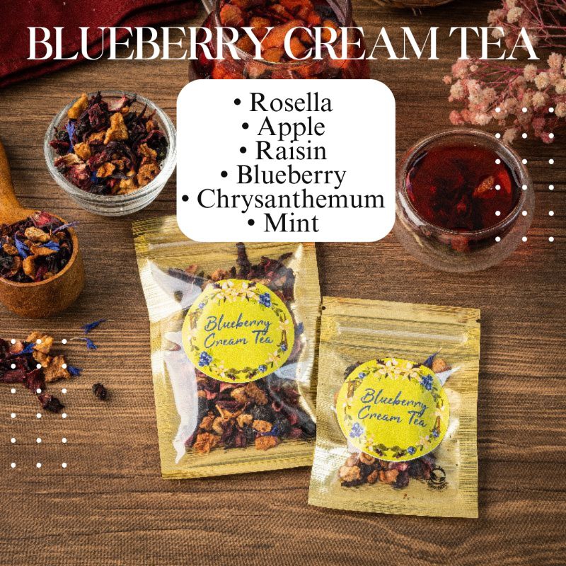 

CHRYSTEA || Blueberry Cream Tea Sachet 10gr