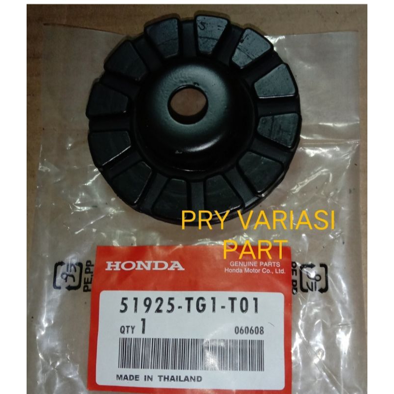 KARET TATAKAN SUPPORT SHOCK BREAKER DEPAN ATAS JAZZ RS BRIO MOBILIO BRV 51925-TG1-T01 ORIGINAL