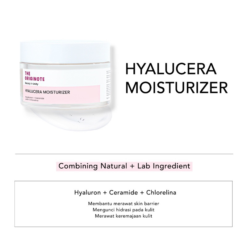 The Originote Hyalucera Moisturizer Gel | Pelembab Wajah The Originote