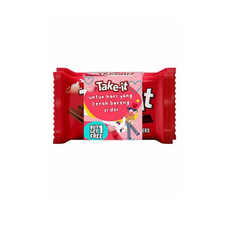 

Delfi Chocolate Wafer Take It 4 fingers 2x35g