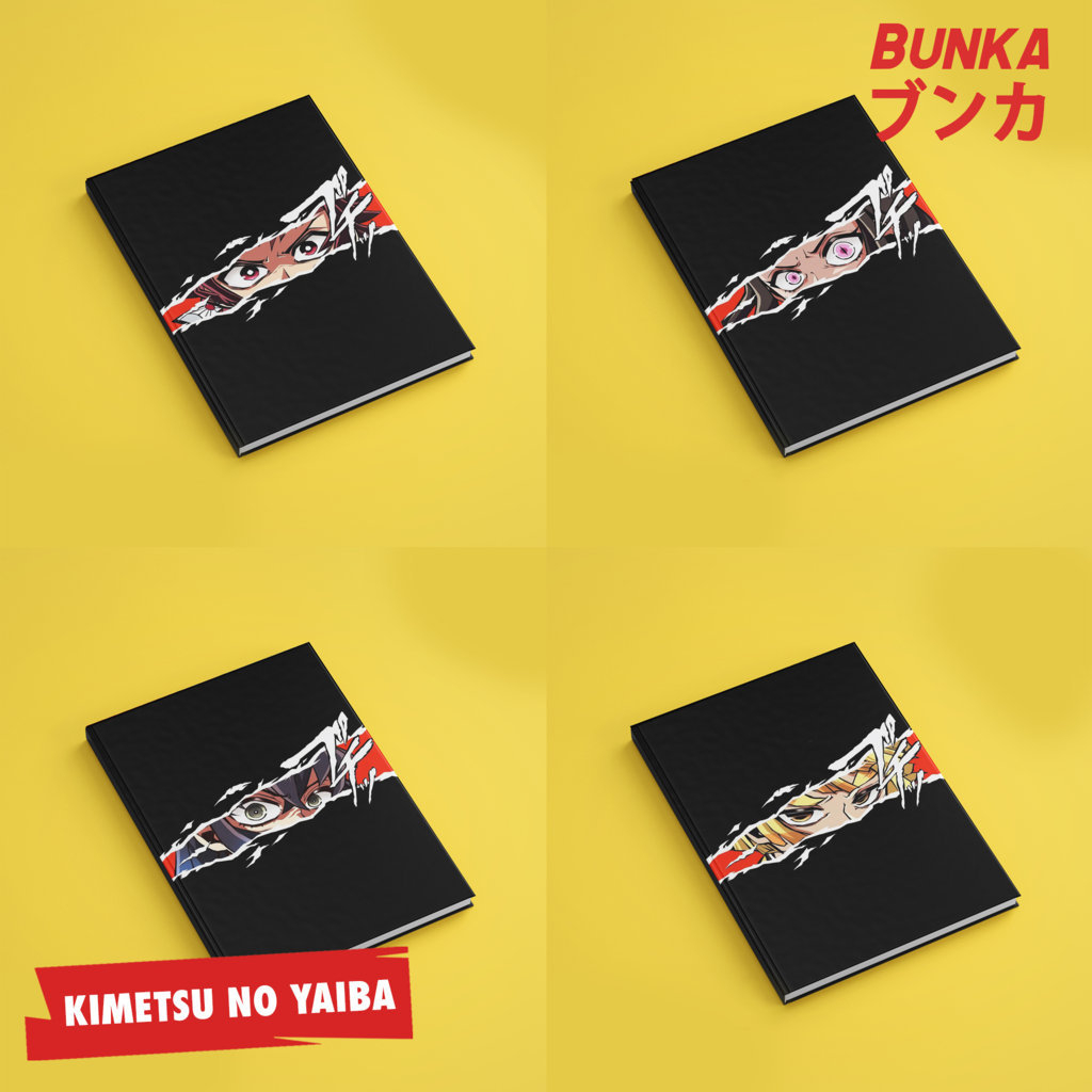 

Note Book Kimetsu no Yaiba Demon Slayer Character Action A5 Hardcover A5 Buku Tulis Catatan Notes Agenda Planner Jurnal vintage buku catatan story book kado anniversary valentine cowok cewek murah