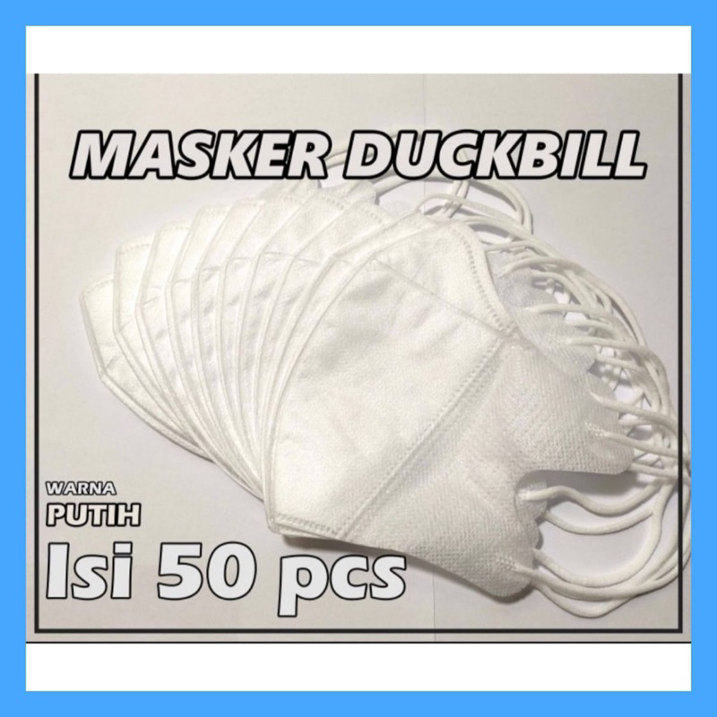 Masker Duckbill 3Ply Facemask Murah Isi 50Pcs/Box