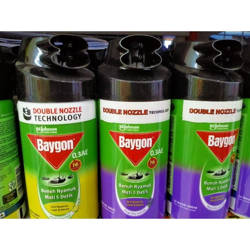 BAYGON AEROSOL 200ML (KHUSUS PULAU JAWA)