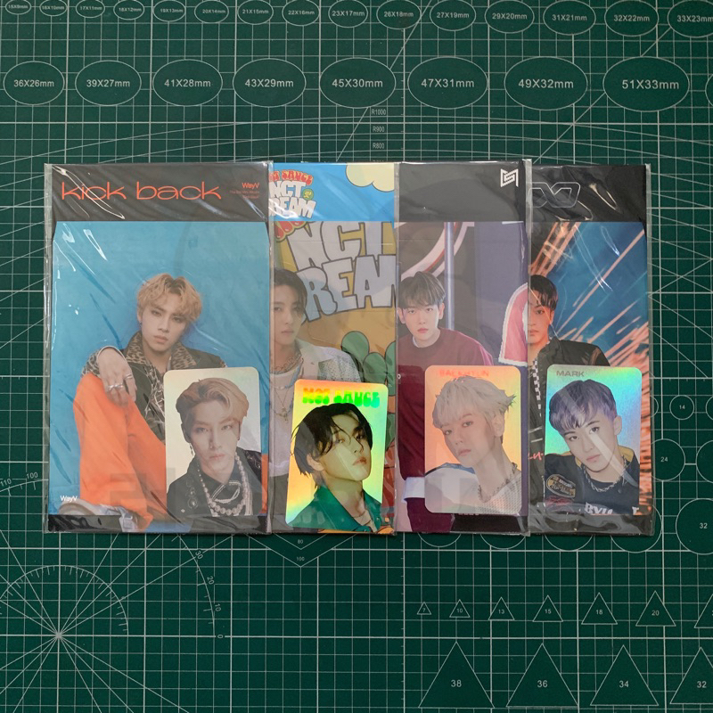 [Ready Stock] Standee Hologram SuperM 100 Mark Wayv Kick Back Xiaojun NCT Dream Hot Sauce Renjun