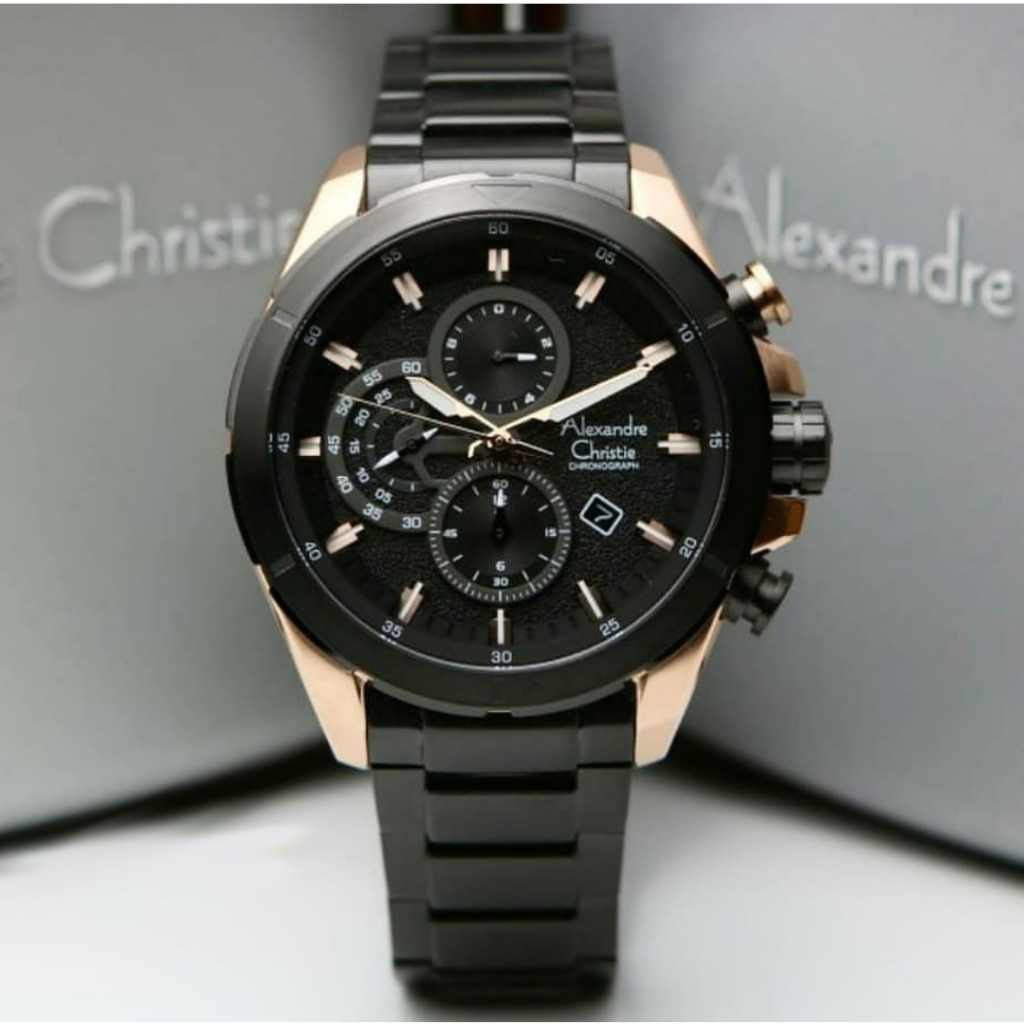 Alexandre Christie Ac 6508 / AC6508 Jam Tangan Pria,Original Garansi Resmi 1 Tahun