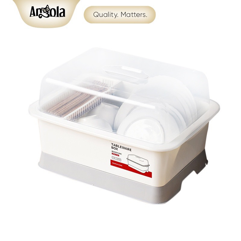 Angola rak plastik pengering piring botol gelas