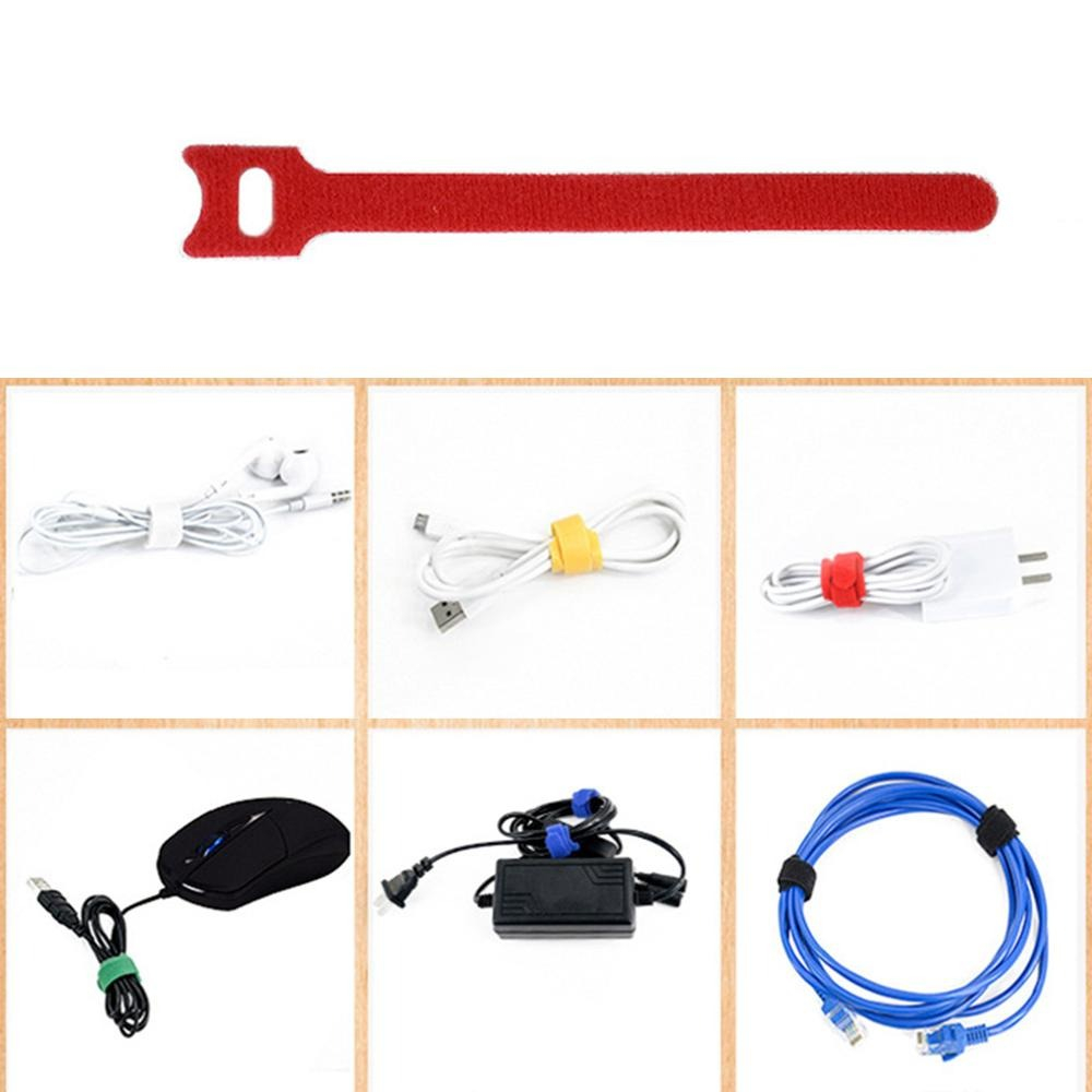 【GOGOMART】Velcro Strap Cable Management / Pengikat Kabel Penggulung Kabel Earphone Agar Rapi 12 x 150 mm