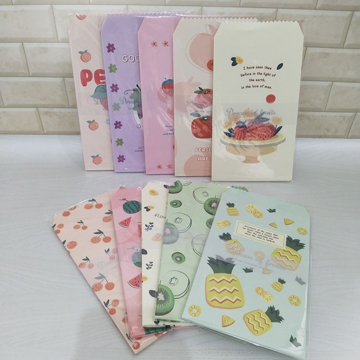 

Amplop Lebaran Lebih Lebar / Angpao Wedding Motif Fancy - DREAM FRUIT