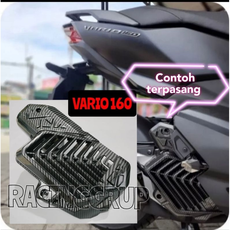 Tutup radiator vario 160 Carbon