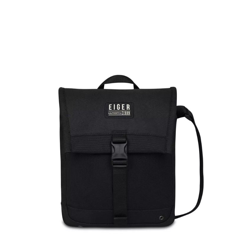 Tas Selempang Travel Pouch Original Eiger Rivulet Pouch Black