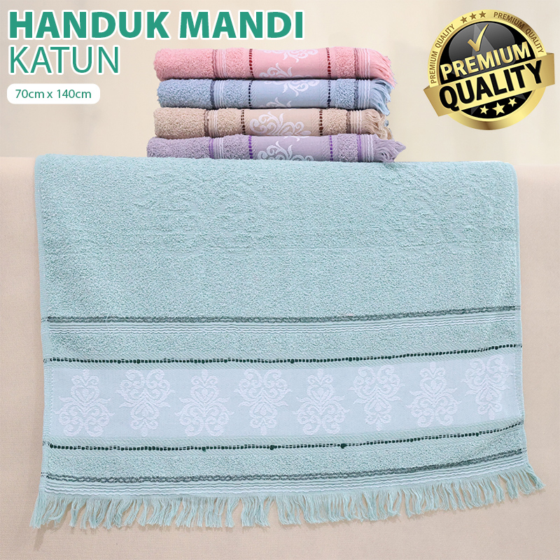 Handuk Mandi 100% Katun Handuk Mandi Jumbo Dewasa Ukuran 70CM X 140CM Handuk Mandi Halus Megahomedecor J3A4