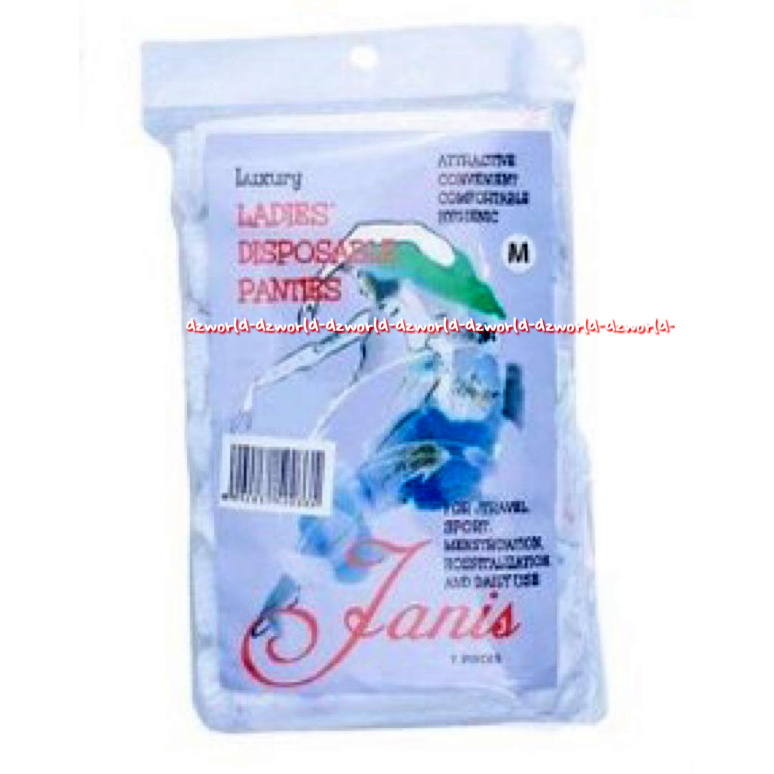 JANIS 7PCS DISPOSABLE UNDERWEAR UKURAN M,L,XL JANIS  CELANA DALAM KERTAS SEKALI PAKAI COCOK UNTUK TRAVELING DAN  DAN MASA PERAWATAN DI RS