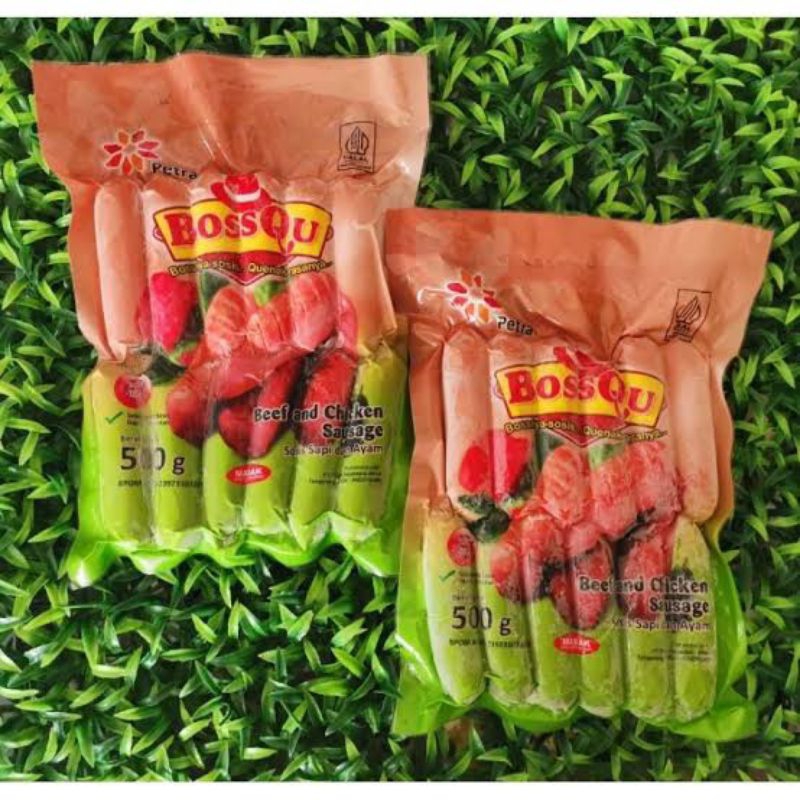 Sosis Bakar BossQu Mini 500gr isi 12biji