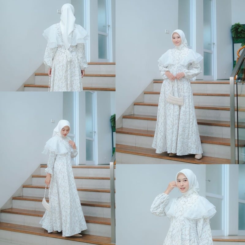 MAXY MEGHAN FLOW, CLINKLE, GAMIS HIJAB MUSLIM, MAXY DRESS