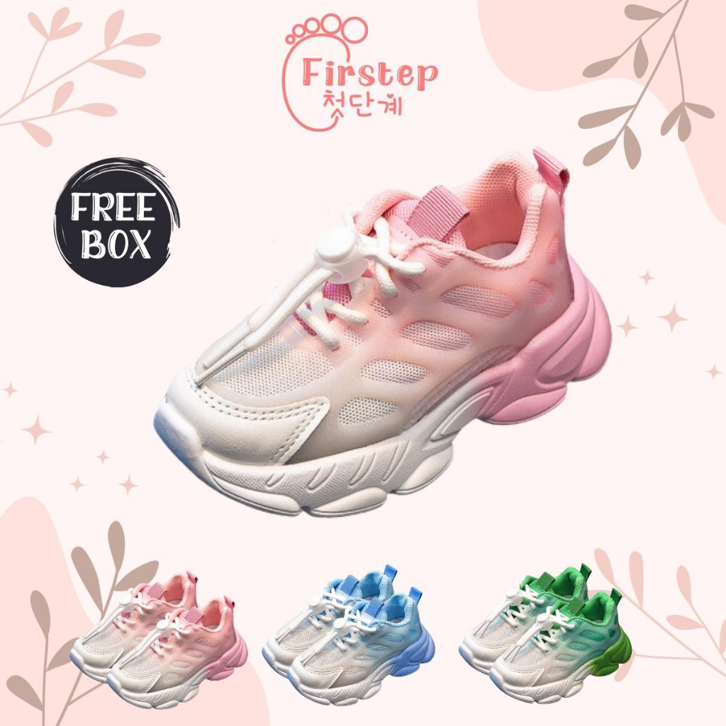 Sepatu Anak Perempuan Dan Laki Laki Import Sneaker Anak Usia 1-5 Tahun FS130