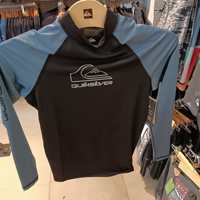 Rashguard Quiksilver pria On tour Ls