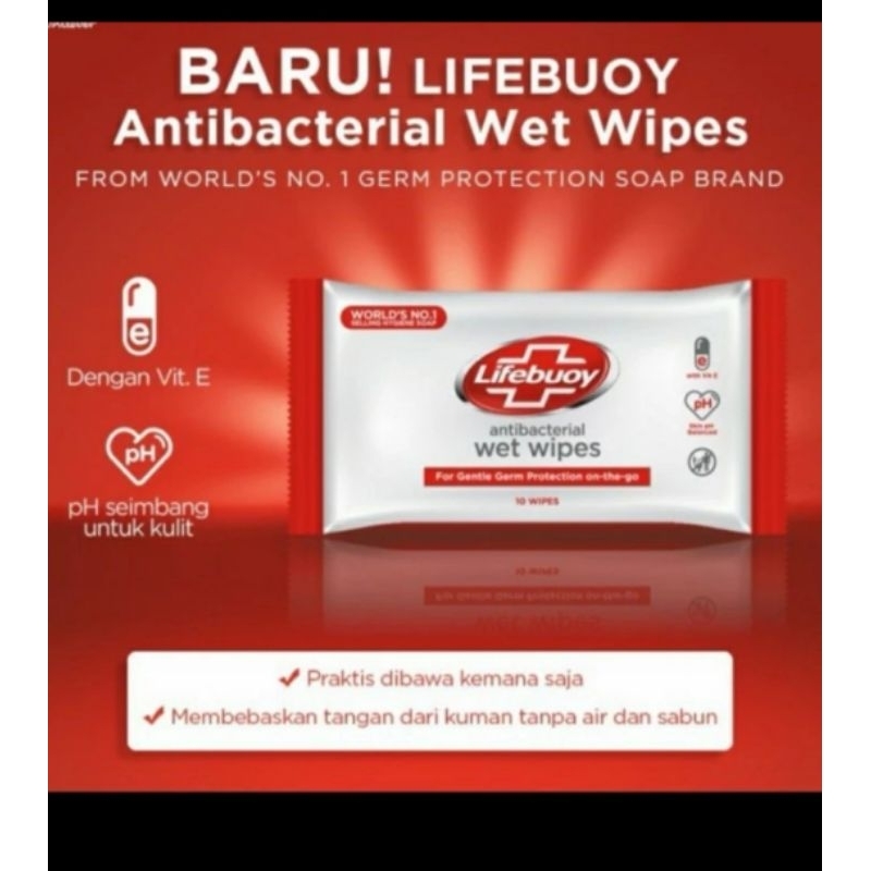 Lifebuoy Wet Wipes 48s x 2