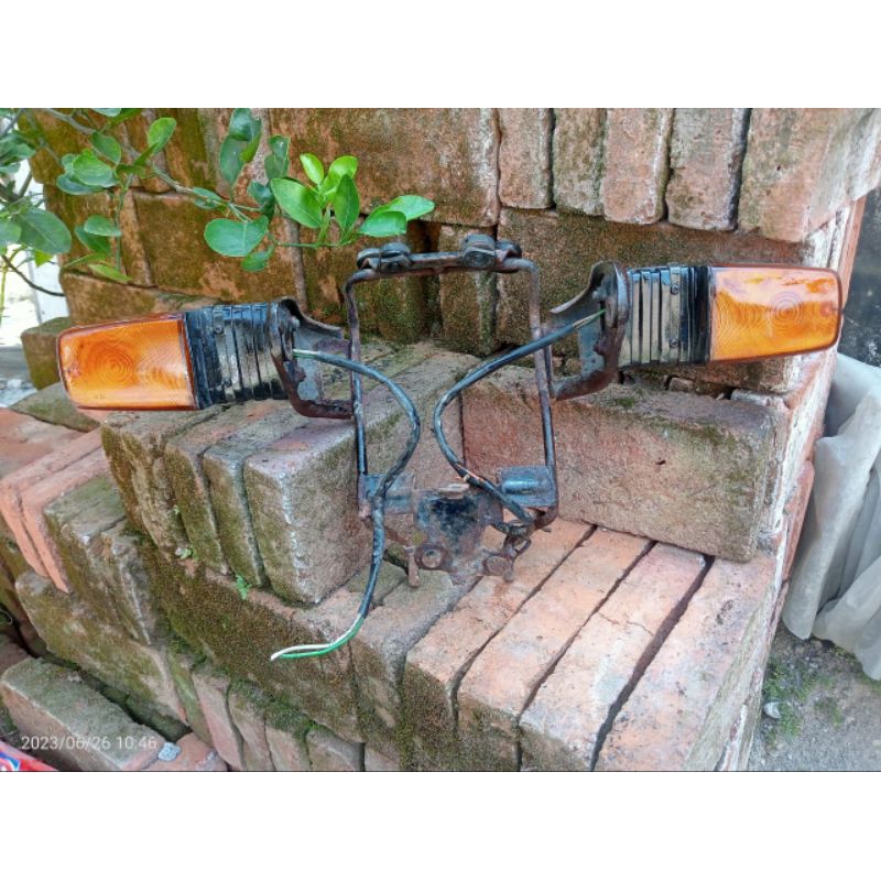 BREKET SET RITING GLPRO GLMAX ORI PANGKON LAMPU SET SEIN  RETING GL MAX PRO