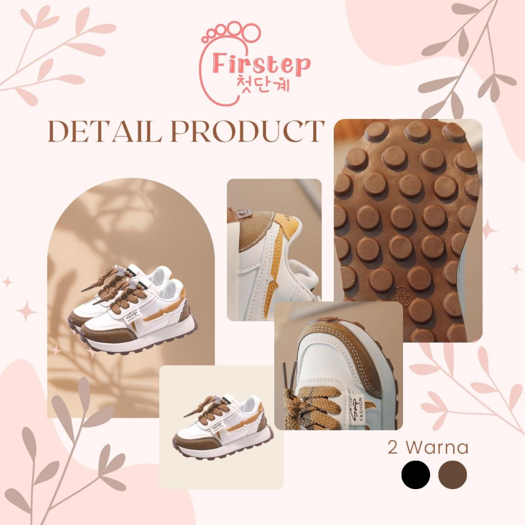 Firstep ❤️ Sepatu Anak Perempuan Sneaker Anak Sepatu Anak Laki Laki Import Premium Quality FS159