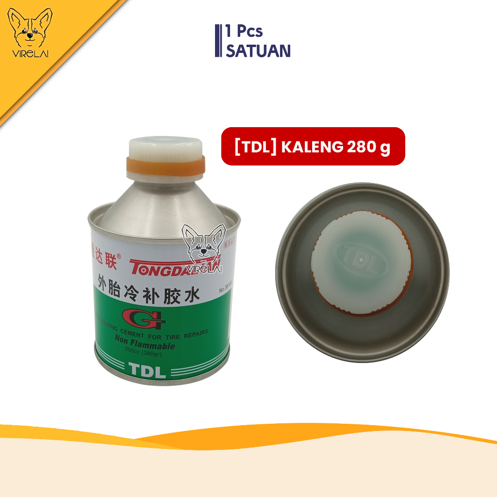 [ TDL 280g / XTRA SEAL 236g ] Lem Tambal Ban Maruni / Vulcanizing Cement