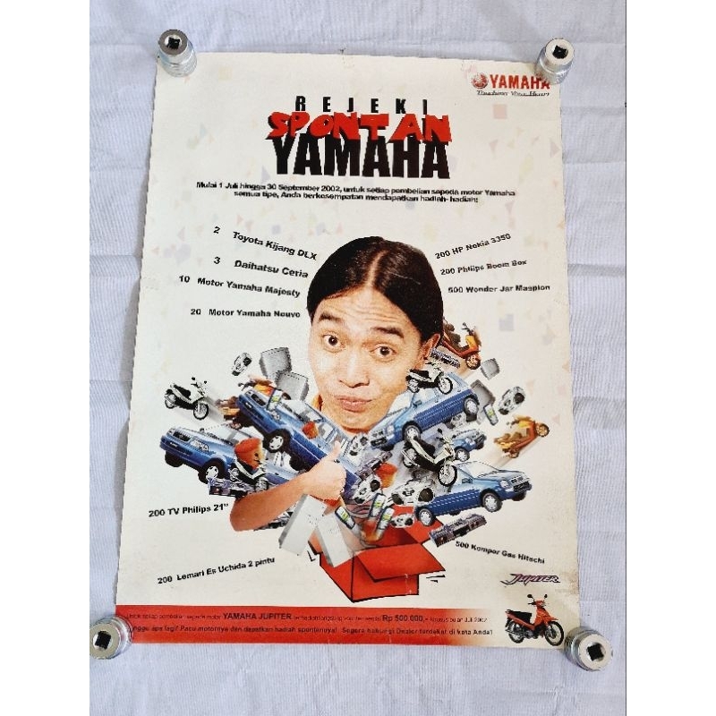 Poster jumbo Promo Motor YAMAHA ORI