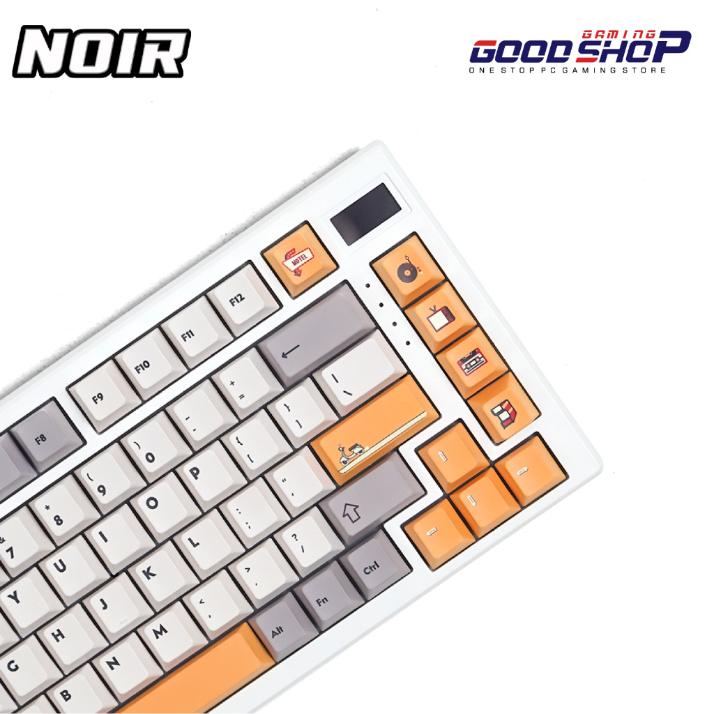 Noir Timeless82 75% Wireless OLED Mechanical Keyboard Gasket Mount PBT