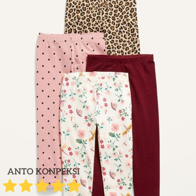 Leging Legging Anak Perempuan Bayi s/d Tanggung 13 tahun pilih motif dan polos / celana anak panjang