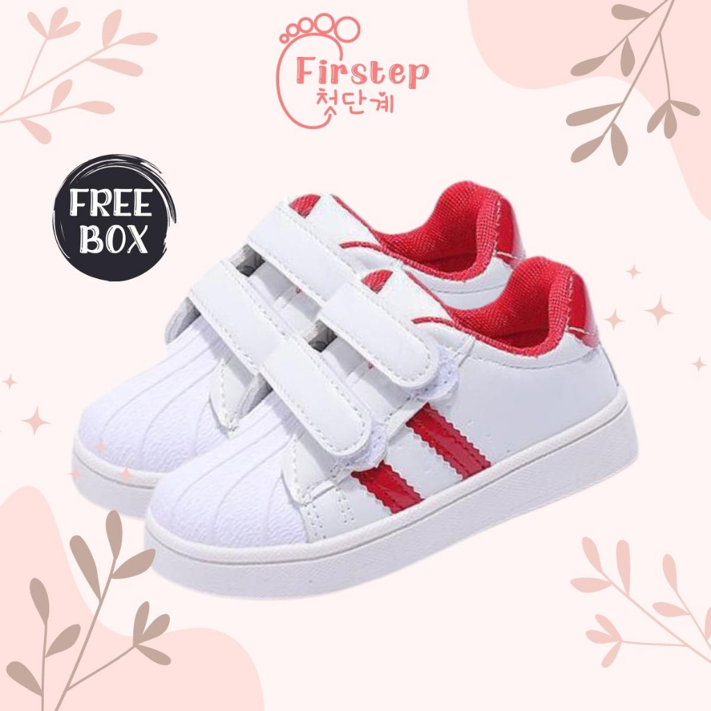 Sepatu Anak Perempuan Dan Laki Laki Import Sneaker Anak Usia 1-5 Tahun FS172