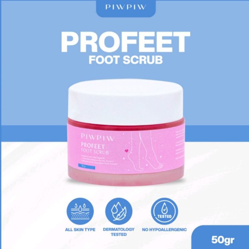 PIW PIW PROFEET FOOT SCRUB MERAWAT KAKI PECAH PECAH EKSFOLIASI KULIT MATI